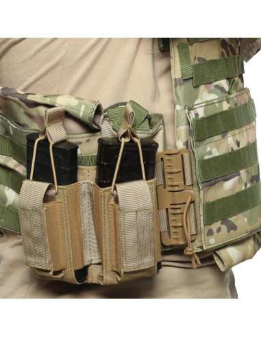 Pouch Molle Doble Triple Atwilltap Verde Táctico