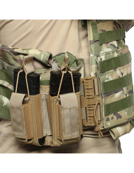 Pouch Molle Doble Triple Atwilltap Verde Táctico