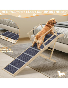 Rampa Plegable para Perros TOCRETOARE 162.56 cm Antideslizante 2