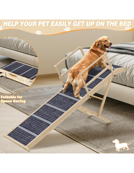 Rampa Plegable para Perros TOCRETOARE 162.56 cm Antideslizante