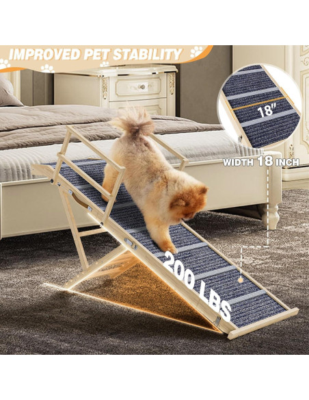 Rampa Plegable para Perros TOCRETOARE 162.56 cm Antideslizante