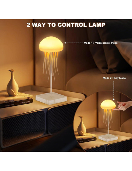 Lámpara de Medusas LANXUD DWE9 RGB Recargable Táctil