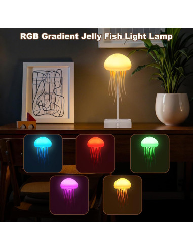 Lámpara de Medusas LANXUD DWE9 RGB Recargable Táctil
