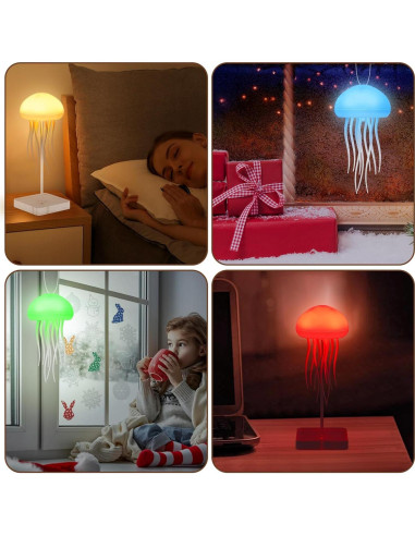 Lámpara de Medusas LANXUD DWE9 RGB Recargable Táctil