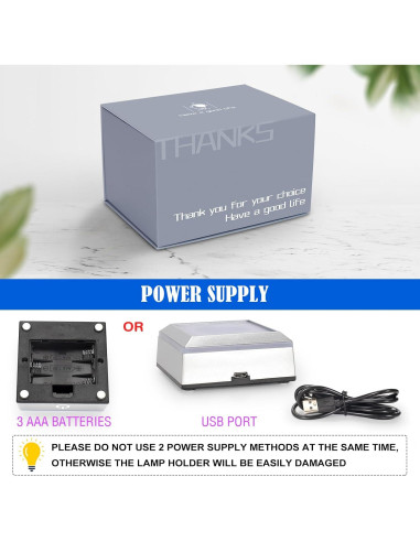 Lámpara de Bola de Cristal 3D DoYouzhuo8 Medusa 8 cm Colorida