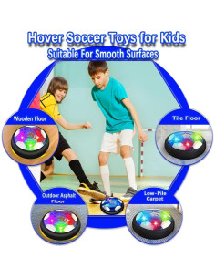 Balón de Fútbol Flotante VNVDFLM LED Recargable 17.78cm 2