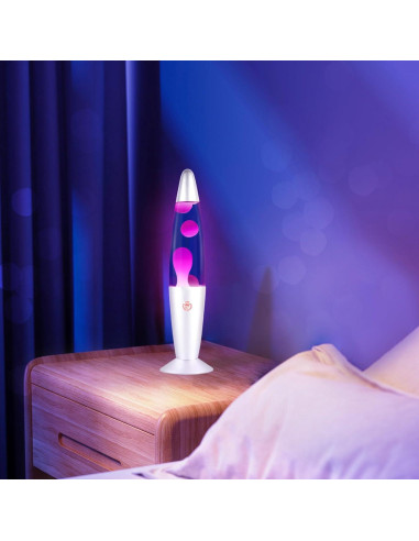 Lámpara de Magma Vanful Púrpura 34 cm Decorativa Relax