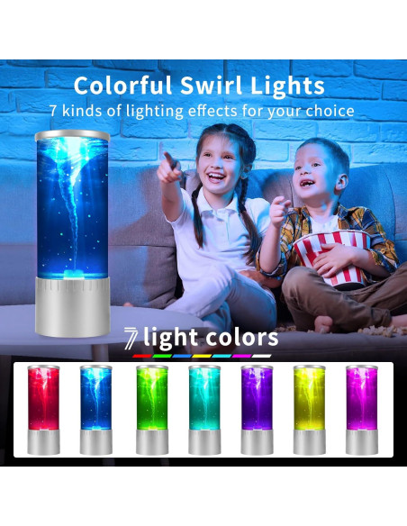 Lámpara de mesa Twister Hurricane Light, luz de remolino