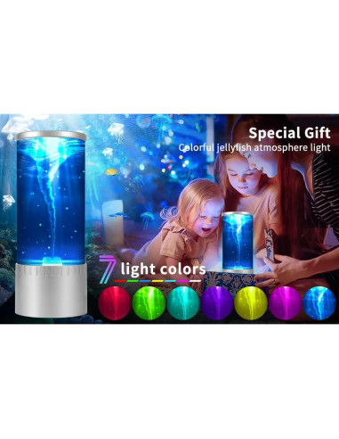 Lámpara de mesa Twister Hurricane Light, luz de remolino