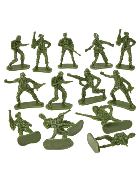 144 Soldados de Juguete Better Basics Figuras Militares 3,81 cm