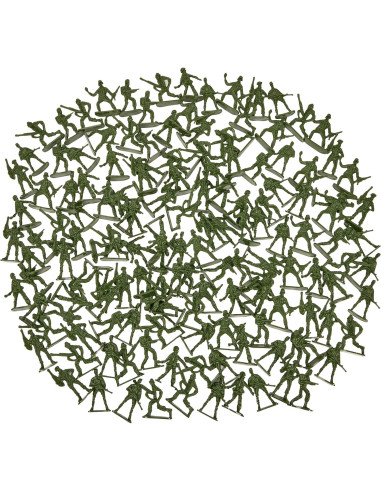 144 Soldados de Juguete Better Basics Figuras Militares 3,81 cm