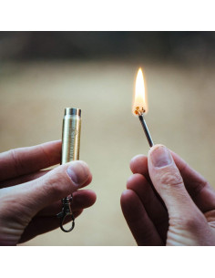 Encendedor Permanente SURVIVE Bullet Metal Llavero Compacto 2
