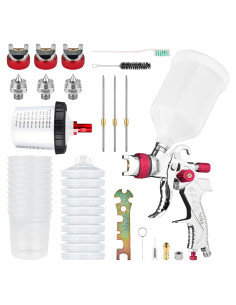 Pistola de Pulverización YUZES HVLP 3 Boquillas 600cc