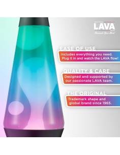Lámpara de Lava Lava 2098 Tricolor 36.83 cm Gris 2