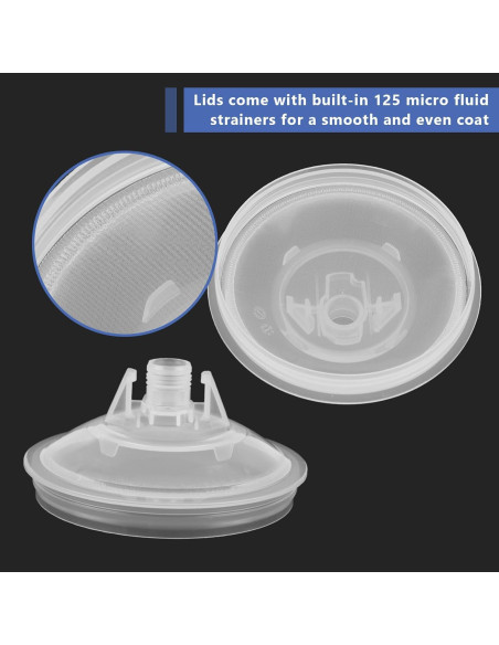 Kit de 25 Tazas de Pintura YAYODS 650 ml con Forros