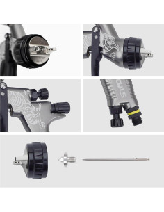 Pistola de Pulverización JZNTOOLS TE20 1.3/1.8mm 600cc 2