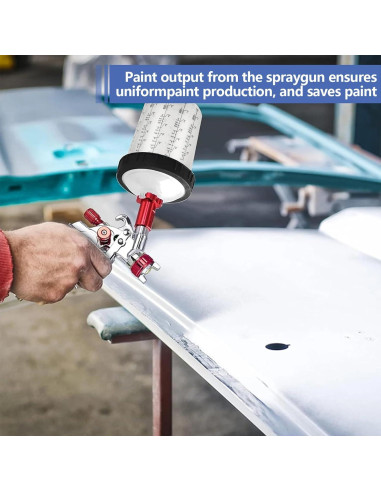 Kit de 25 Tazas de Pintura YAYODS 650 ml con Forros