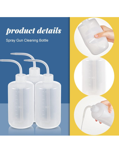 Kit de limpieza de pistolas Roshtia 24 piezas 3 botellas 500ml