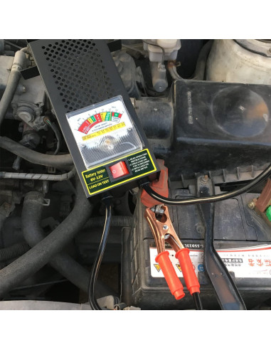 Probador de Carga de Batería KAIHENG 6V 12V con Voltímetro