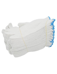Guantes de Trabajo DOWEI 12 Pares Algodón y Poliéster