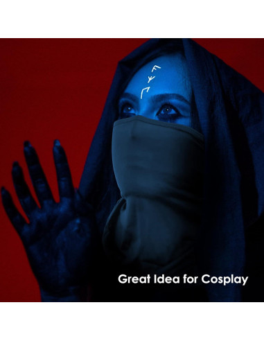 Balaclava Achiou Negra para Esquí y Ciclismo UV