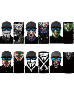 Gaiter para Cuello UV 6pcs Tipo A8 - Bandana Multifuncional 2