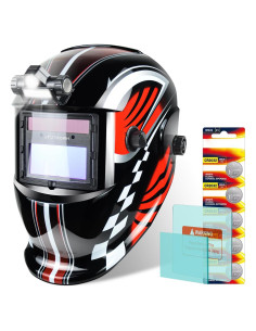 Casco de Soldadura TRQWH HD02 con Oscurecimiento Automático