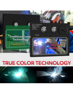 Casco de Soldadura TRQWH HD02 con Oscurecimiento Automático 2