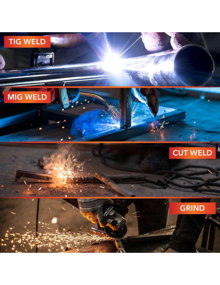 Careta de Soldadura JustHot JH-GD16 Solar Automática