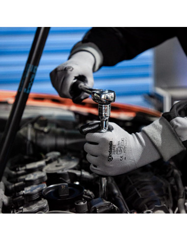 Guantes de Trabajo ANDANDA 12 Pares Nitrilo Ajuste 3D