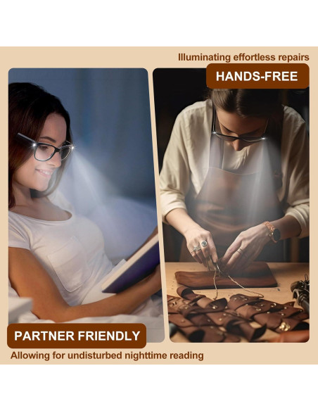 Gafas de Lectura LED Recargables USB 3.0x para Hombres y Mujeres Gafas de Lectura LED Recargables USB 3.0x para Hombres y Mujeres