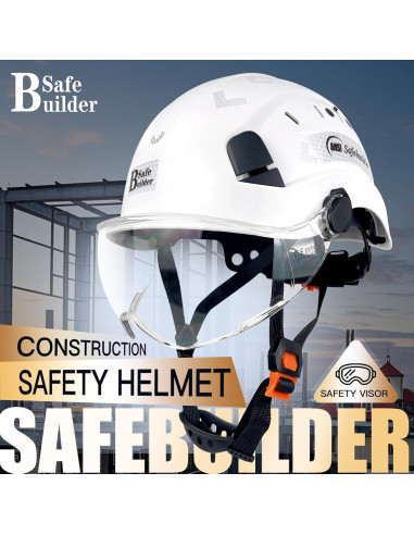 Casco de Seguridad SAFEBUILDER CR06+V Ajustable Ventilado