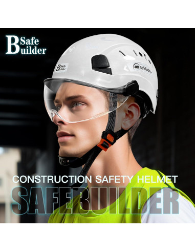 Casco de Seguridad SAFEBUILDER CR06+V Ajustable Ventilado