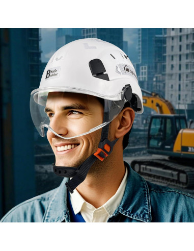 Casco de Seguridad SAFEBUILDER CR06+V Ajustable Ventilado