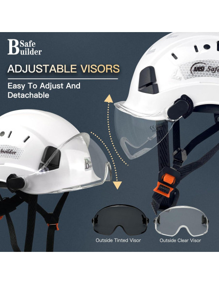 Casco de Seguridad SAFEBUILDER CR06+V Ajustable Ventilado Casco de Seguridad SAFEBUILDER CR06+V Ajustable Ventilado