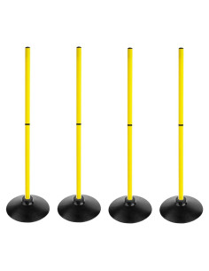 Conjunto de postes de agilidad ASENVER 3.3 FT entrenamiento
