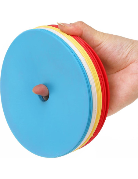 20 Conos Planos Eorbow 15 cm Antideslizantes para Entrenamiento