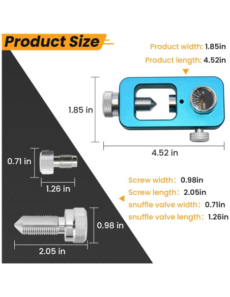 Adaptador de Válvula DIN SUMNEW para Buceo y Paintball