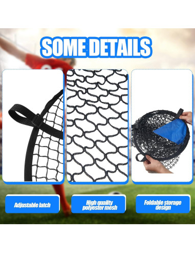 Red de Entrenamiento de Fútbol Lenwen 4 Piezas 58 cm