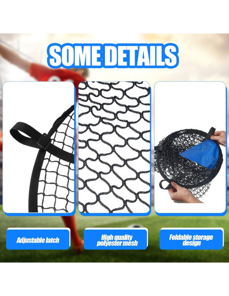 Red de Entrenamiento de Fútbol Lenwen 4 Piezas 58 cm