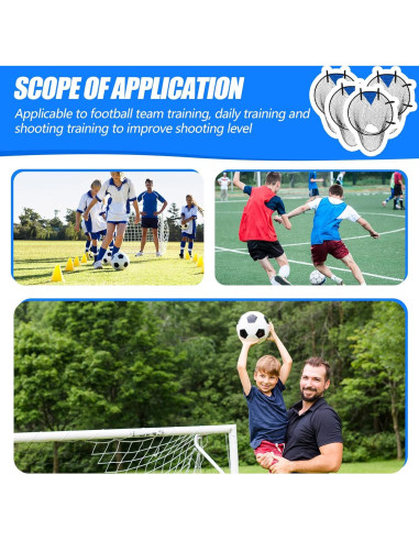 Red de Entrenamiento de Fútbol Lenwen 4 Piezas 58 cm