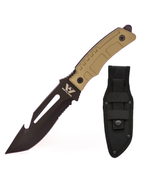 Cuchillo Táctico WEYLAND 2S-TKUZ-H7YR con Funda MOLLE