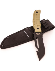Cuchillo Táctico WEYLAND 2S-TKUZ-H7YR con Funda MOLLE 2