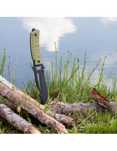 Cuchillo Táctico WEYLAND 2S-TKUZ-H7YR con Funda MOLLE