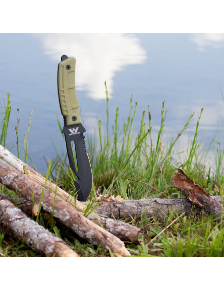 Cuchillo Táctico WEYLAND 2S-TKUZ-H7YR con Funda MOLLE