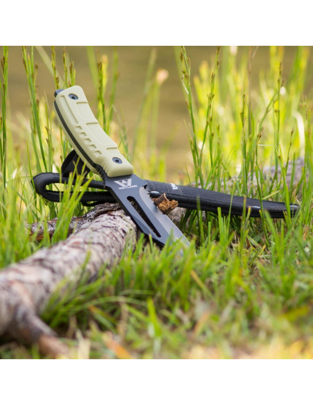 Cuchillo Táctico WEYLAND 2S-TKUZ-H7YR con Funda MOLLE