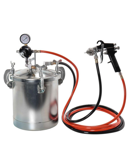 Tanque de Pintura TCP Global 10 Litros con Pistola y Mangueras