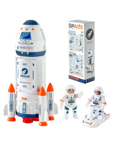 Juguete Cohete Espacial Wbzle con Astronauta y Efectos