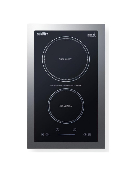 Cocina de Inducción 2 Zonas Summit SINC2B115TK13 1800W
