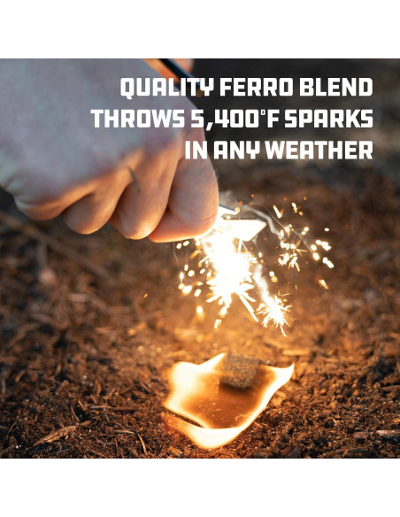 UCO Titan Fire Striker Iniciador de Fuego 20,000 Golpes